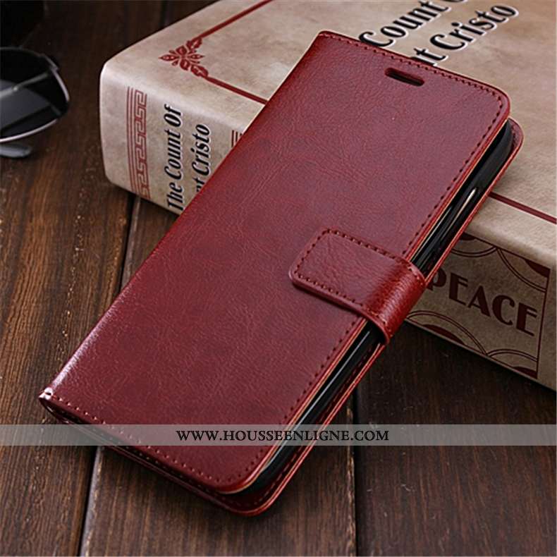 Coque Samsung Galaxy Note 9 Tendance Cuir Clamshell Tout Compris Carte Bleu Téléphone Portable