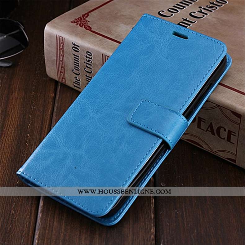 Coque Samsung Galaxy Note 9 Tendance Cuir Clamshell Tout Compris Carte Bleu Téléphone Portable