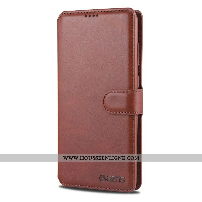 Coque Samsung Galaxy Note20 Fluide Doux Protection Boucle Magnétique Carte Nouveau Téléphone Portabl