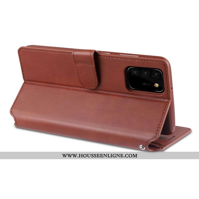 Coque Samsung Galaxy Note20 Fluide Doux Protection Boucle Magnétique Carte Nouveau Téléphone Portabl