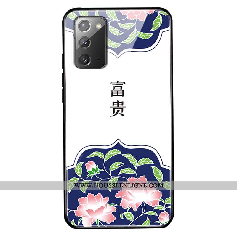 Coque Samsung Galaxy Note20 Fluide Doux Protection Personnalisé Tendance Tout Compris Verre Téléphon