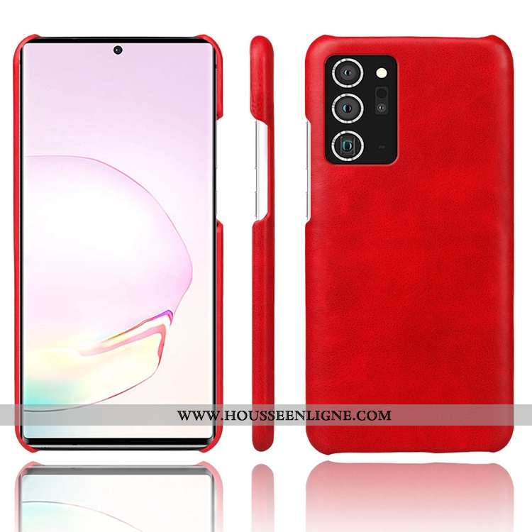 Coque Samsung Galaxy Note20 Ultra Créatif Cuir Incassable Personnalité Téléphone Portable Étoile Gri