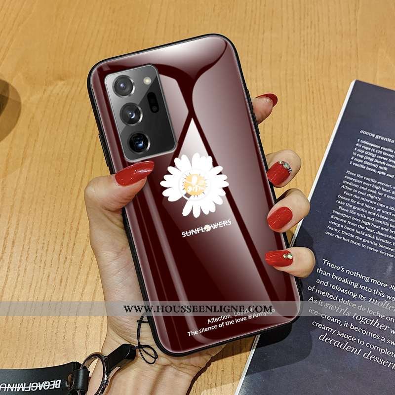 Coque Samsung Galaxy Note20 Ultra Créatif Ultra Ornements Suspendus Tout Compris Légère Net Rouge Ro