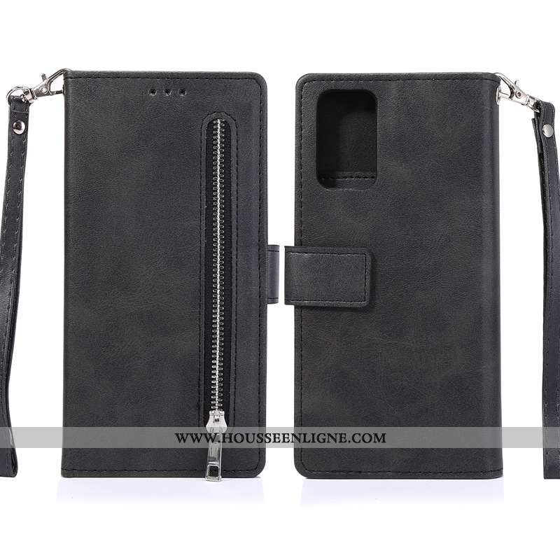 Coque Samsung Galaxy Note20 Ultra Cuir Étoile Téléphone Portable Étui Rouge