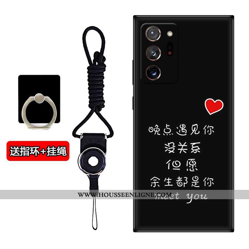 Coque Samsung Galaxy Note20 Ultra Tendance Fluide Doux Tout Compris Silicone Étui Amoureux Étoile No