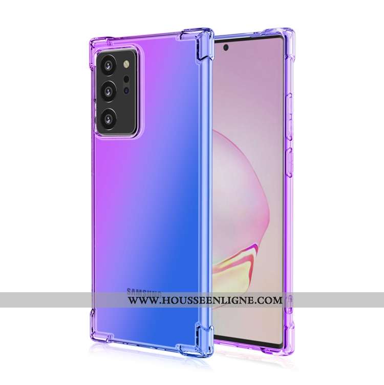 Coque Samsung Galaxy Note20 Ultra Tout Compris Étoile Violet Ballon Incassable Téléphone Portable