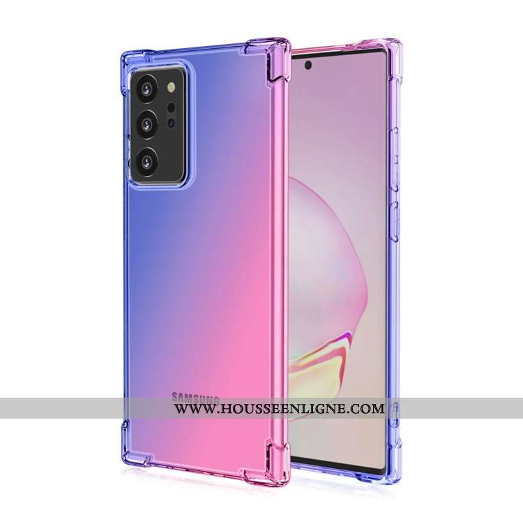Coque Samsung Galaxy Note20 Ultra Tout Compris Étoile Violet Ballon Incassable Téléphone Portable