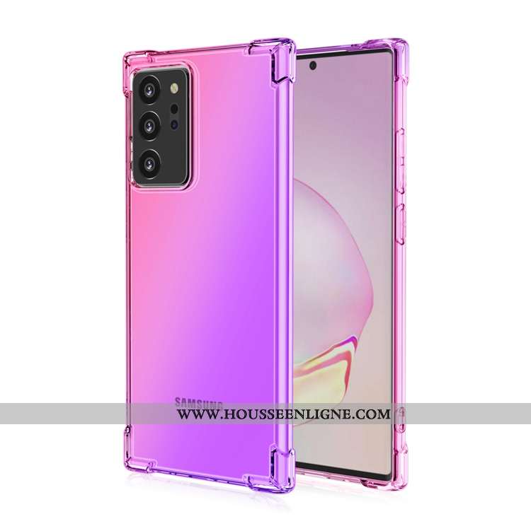 Coque Samsung Galaxy Note20 Ultra Tout Compris Étoile Violet Ballon Incassable Téléphone Portable