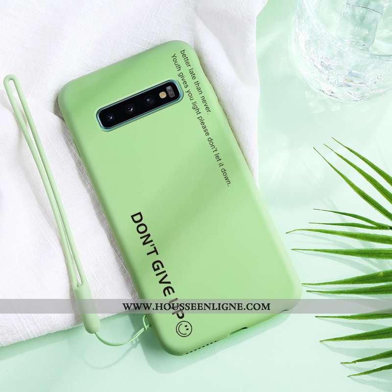 Coque Samsung Galaxy S10 Créatif Ultra Tendance Net Rouge Nouveau Téléphone Portable Bleu