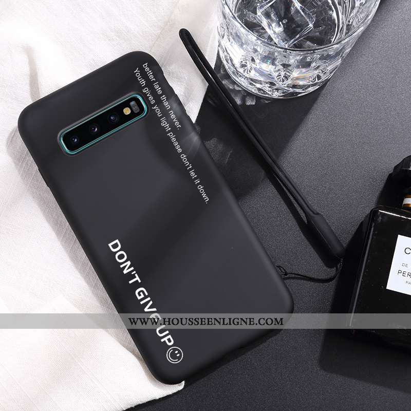 Coque Samsung Galaxy S10 Créatif Ultra Tendance Net Rouge Nouveau Téléphone Portable Bleu