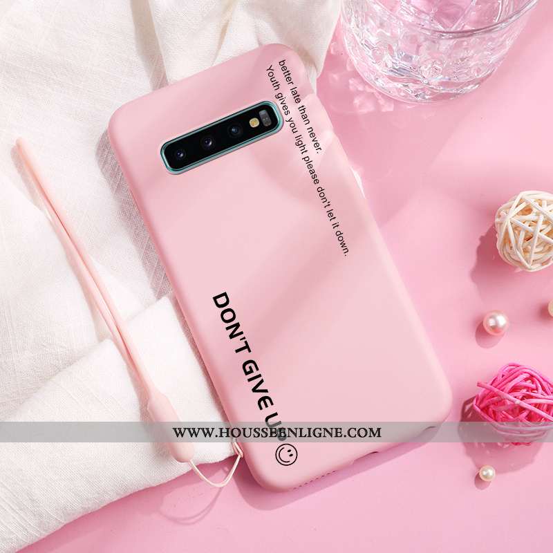 Coque Samsung Galaxy S10 Créatif Ultra Tendance Net Rouge Nouveau Téléphone Portable Bleu