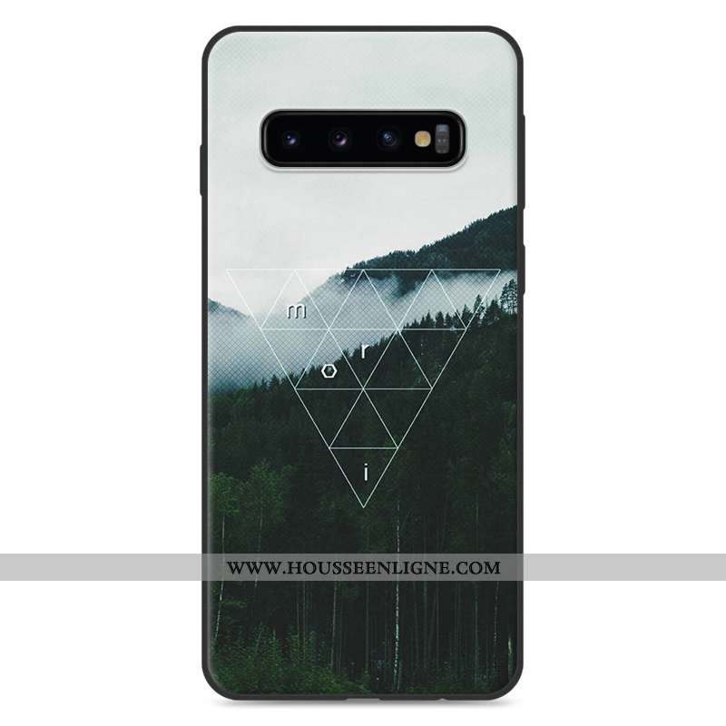 Coque Samsung Galaxy S10 Dessin Animé Charmant Silicone Étui Téléphone Portable Étoile Protection Bl