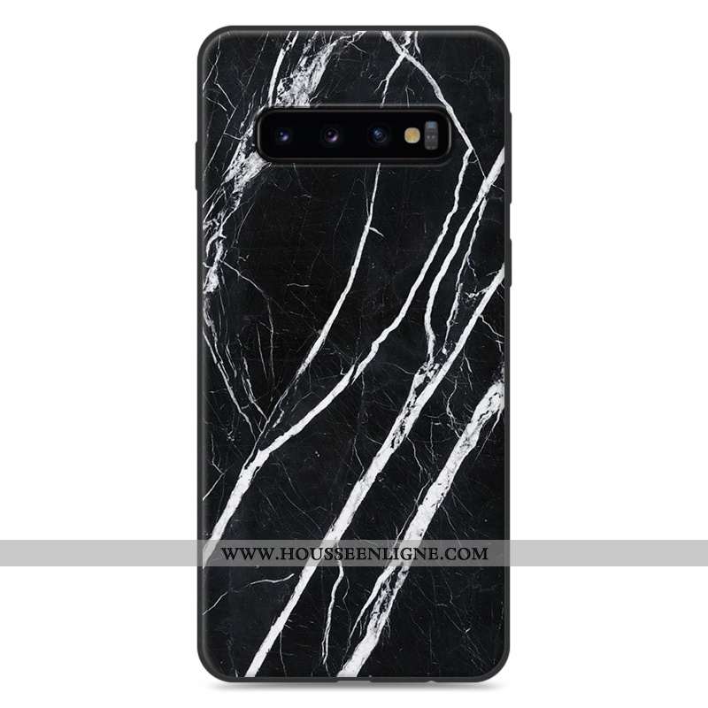 Coque Samsung Galaxy S10 En Bois Tendance Créatif Étoile Incassable Personnalité Gris