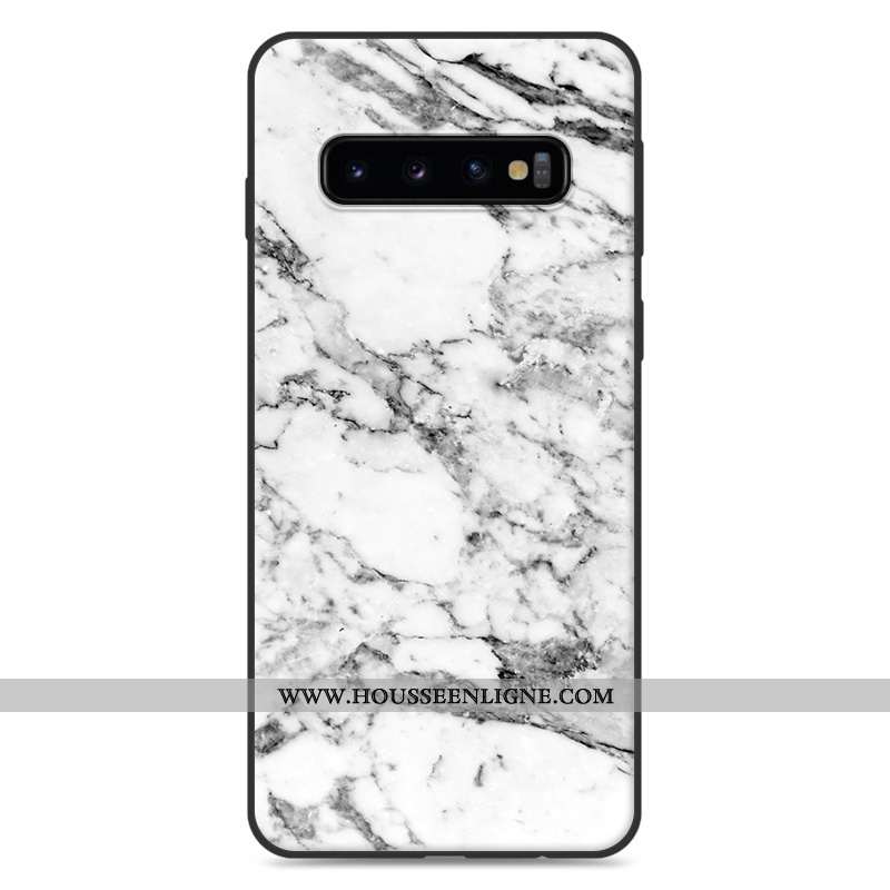Coque Samsung Galaxy S10 En Bois Tendance Créatif Étoile Incassable Personnalité Gris