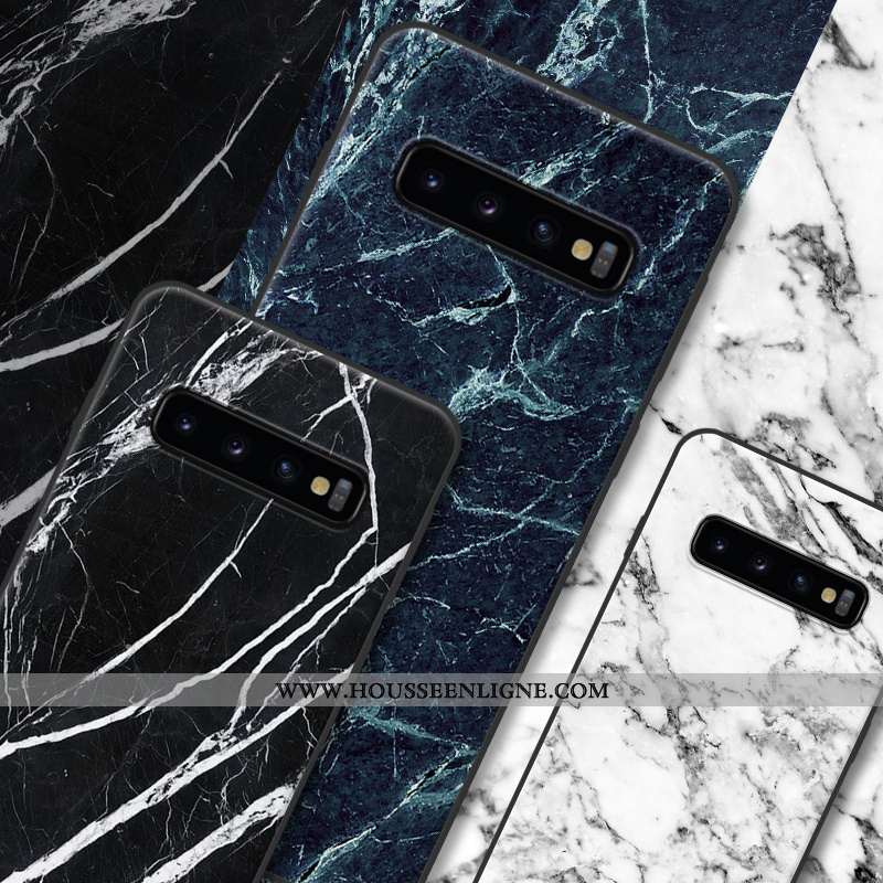 Coque Samsung Galaxy S10 En Bois Tendance Créatif Étoile Incassable Personnalité Gris