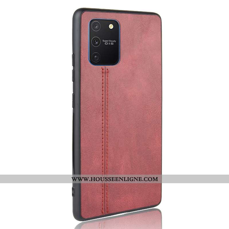Coque Samsung Galaxy S10 Lite Protection Modèle Fleurie Étoile Difficile Bovins Rouge