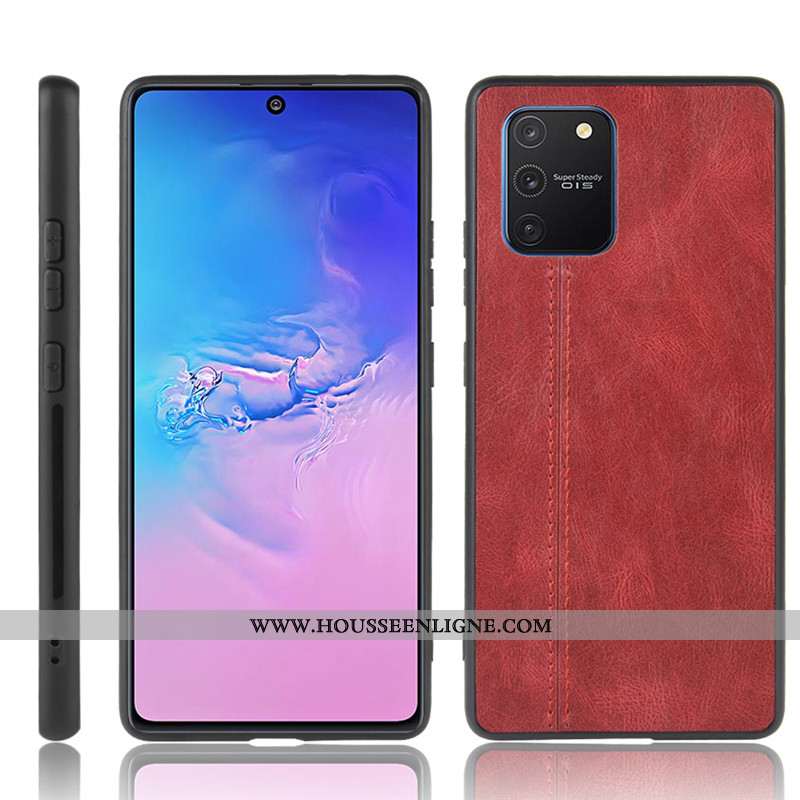 Coque Samsung Galaxy S10 Lite Protection Modèle Fleurie Étoile Difficile Bovins Rouge