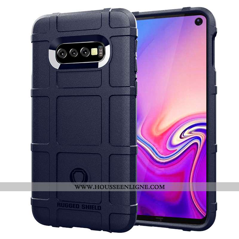 Coque Samsung Galaxy S10+ Protection Délavé En Daim Créatif Étui Marron Téléphone Portable Étoile