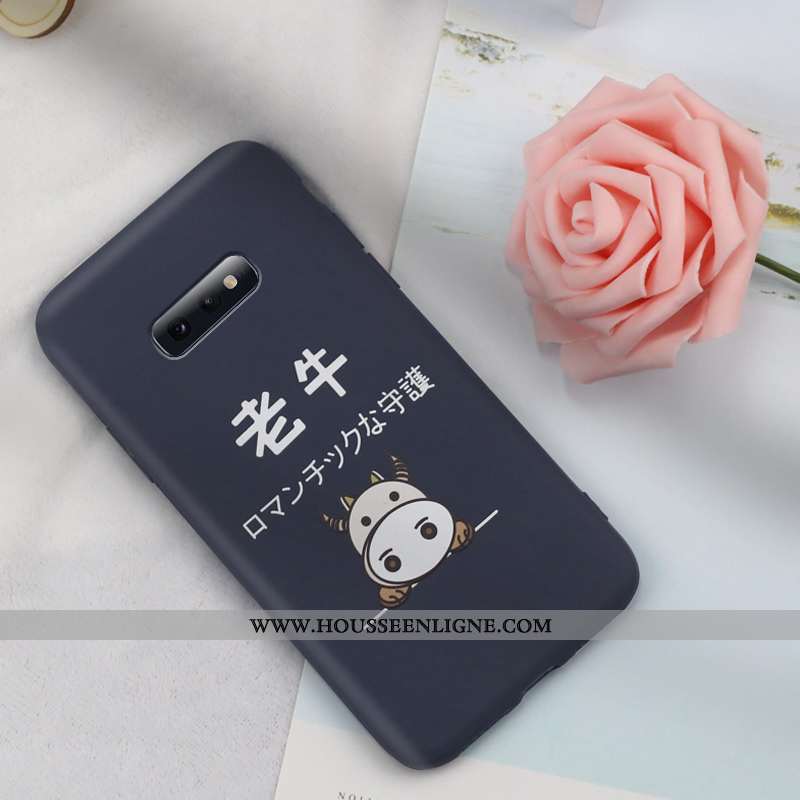 Coque Samsung Galaxy S10e Charmant Ultra Protection Créatif Amoureux Personnalité Incassable Verte