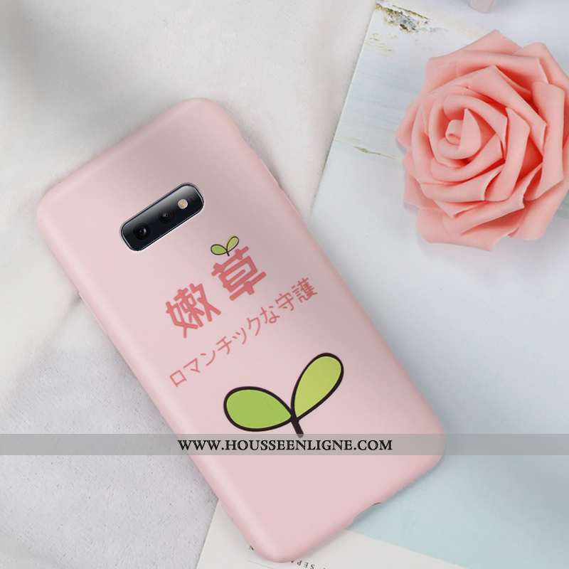 Coque Samsung Galaxy S10e Charmant Ultra Protection Créatif Amoureux Personnalité Incassable Verte