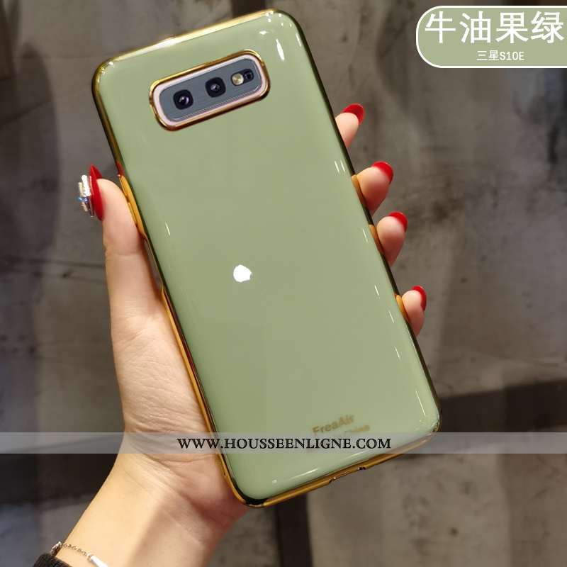 Coque Samsung Galaxy S10e Silicone Protection Nouveau Tendance Ultra Or Doré