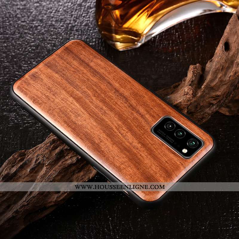 Coque Samsung Galaxy S20+ En Bois Modèle Fleurie Antidérapant Téléphone Portable Incassable Étui Ann