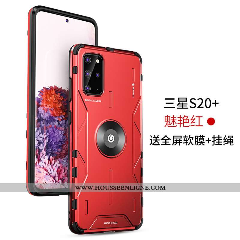 Coque Samsung Galaxy S20+ Personnalité Créatif Tout Compris Ultra Étui Protection Ballon Violet