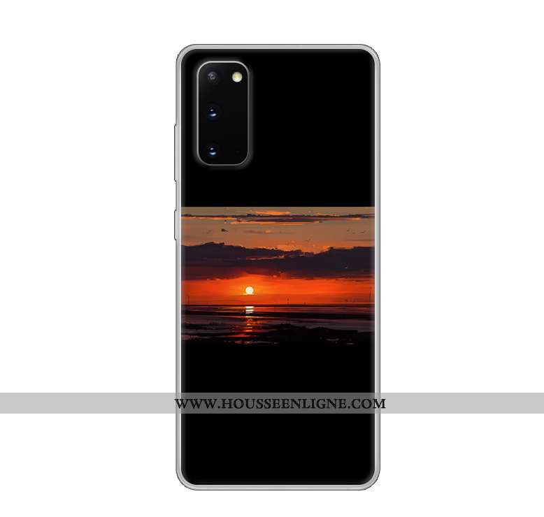 Coque Samsung Galaxy S20 Protection Transparent Vent Personnalisé Étoile Fluide Doux Blanche