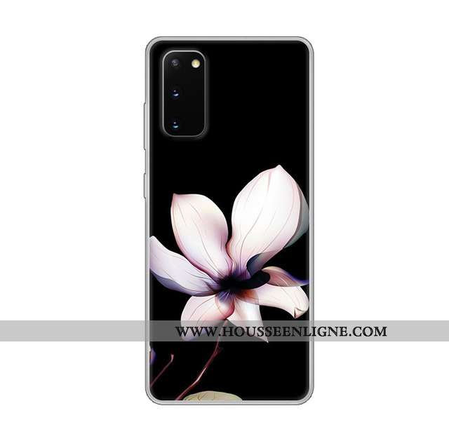 Coque Samsung Galaxy S20 Protection Transparent Vent Personnalisé Étoile Fluide Doux Blanche