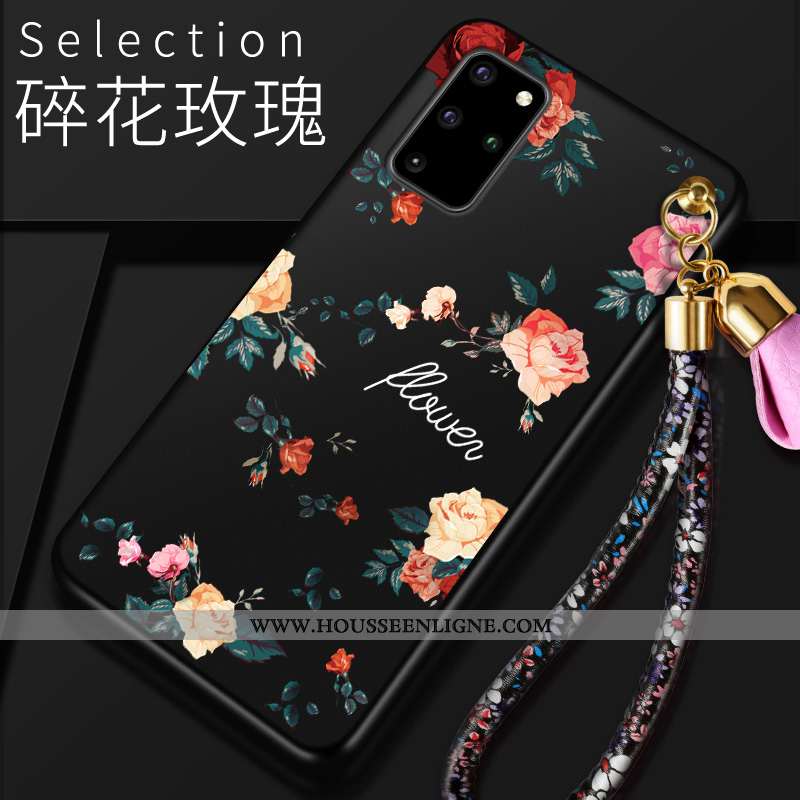 Coque Samsung Galaxy S20+ Tendance Légère Téléphone Portable Étui Rouge Incassable Personnalité