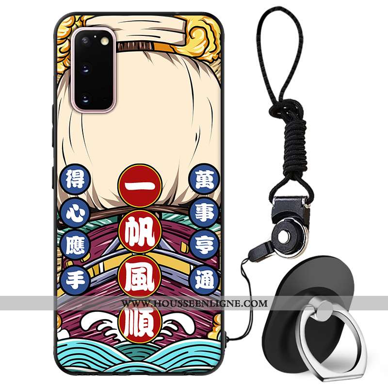 Coque Samsung Galaxy S20 Tendance Protection Téléphone Portable Incassable Étui Tout Compris Rouge