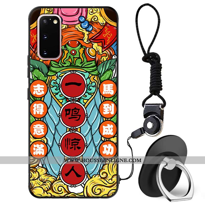 Coque Samsung Galaxy S20 Tendance Protection Téléphone Portable Incassable Étui Tout Compris Rouge