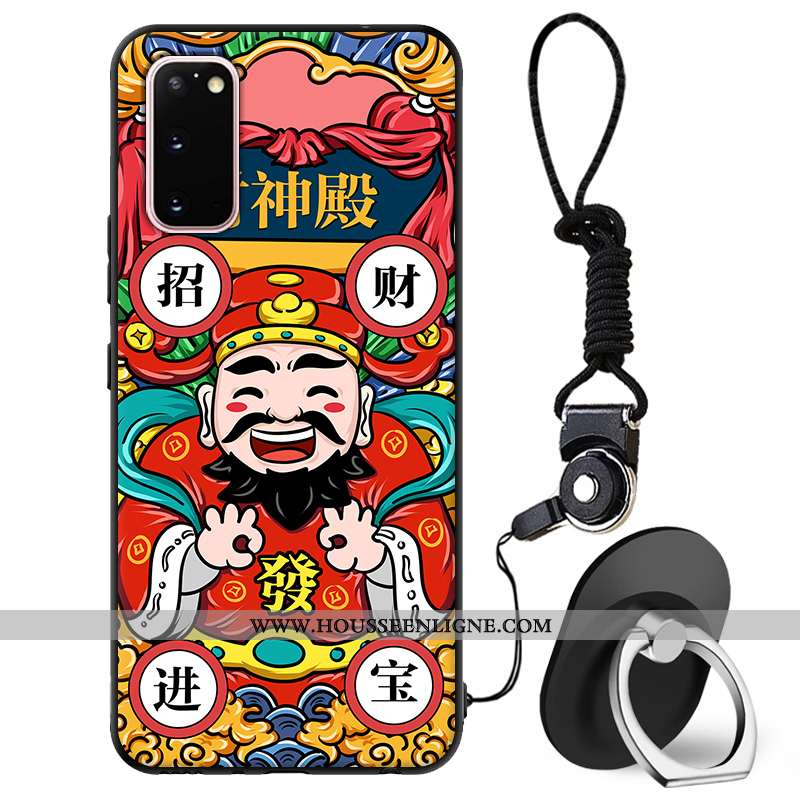 Coque Samsung Galaxy S20 Tendance Protection Téléphone Portable Incassable Étui Tout Compris Rouge