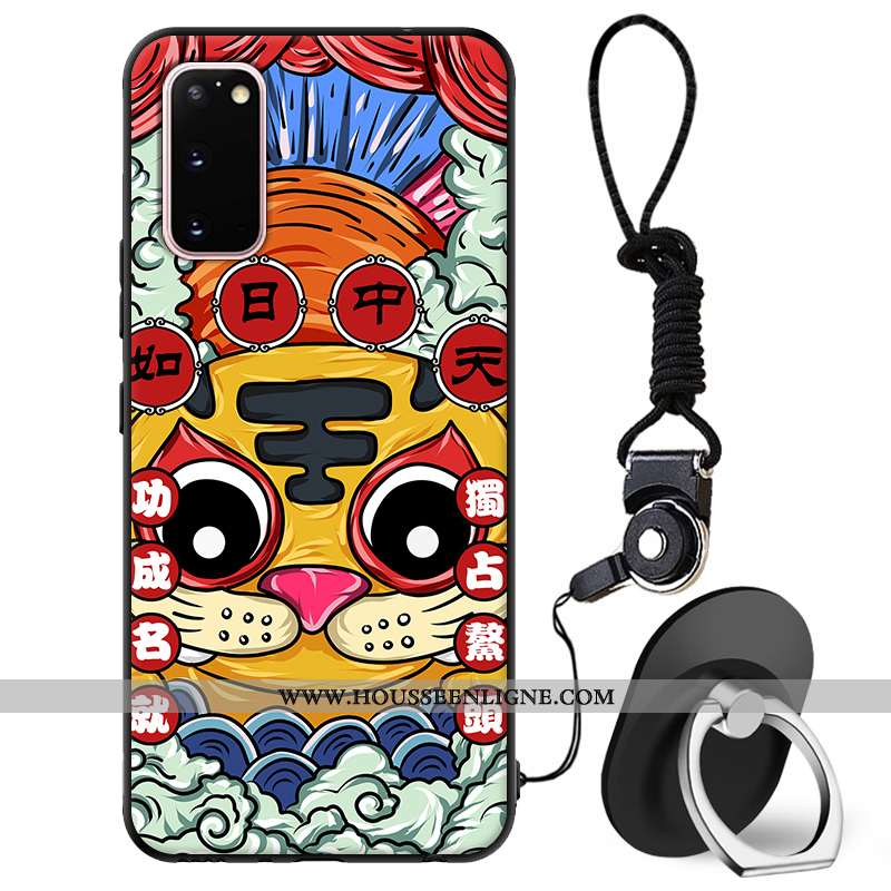 Coque Samsung Galaxy S20 Tendance Protection Téléphone Portable Incassable Étui Tout Compris Rouge