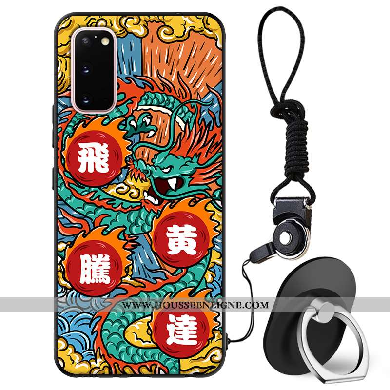 Coque Samsung Galaxy S20 Tendance Protection Téléphone Portable Incassable Étui Tout Compris Rouge