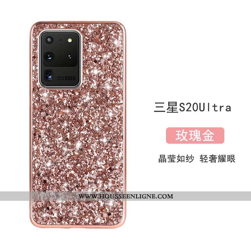 Coque Samsung Galaxy S20 Ultra Créatif Ultra Fluide Doux Tendance Légère Téléphone Portable Silicone