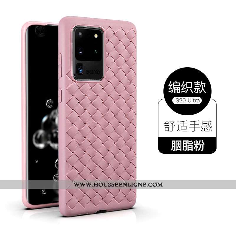 Coque Samsung Galaxy S20 Ultra Fluide Doux Protection Arbres Téléphone Portable Business Étui Incass