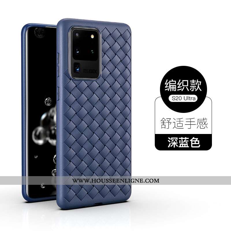 Coque Samsung Galaxy S20 Ultra Fluide Doux Protection Arbres Téléphone Portable Business Étui Incass