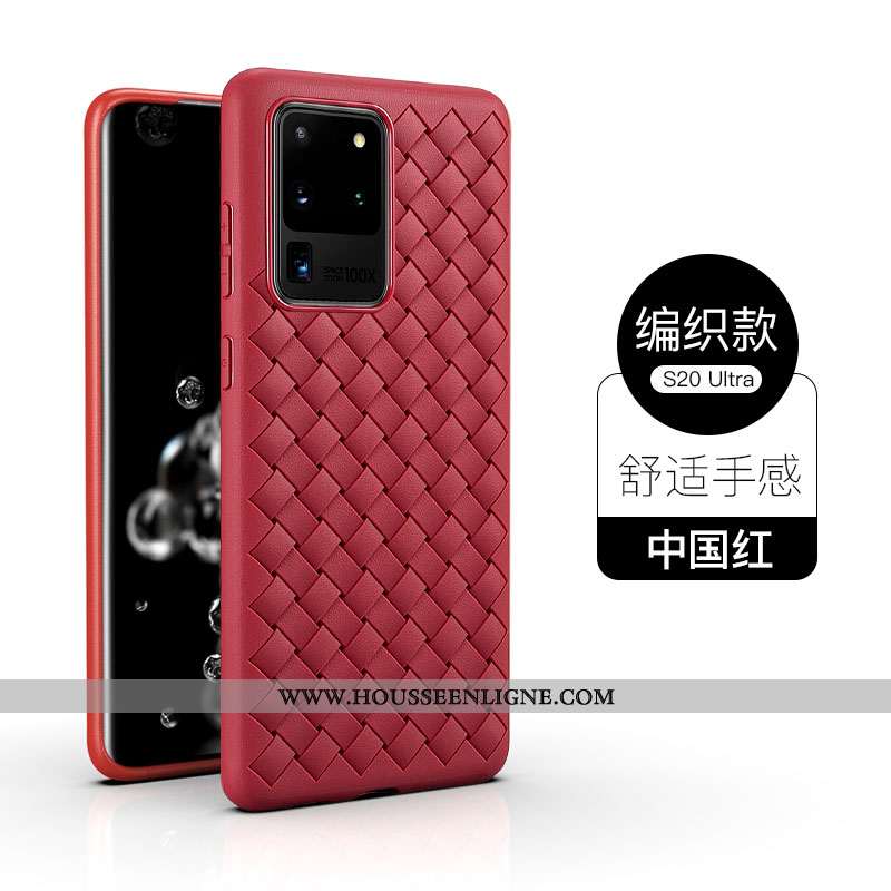 Coque Samsung Galaxy S20 Ultra Fluide Doux Protection Arbres Téléphone Portable Business Étui Incass