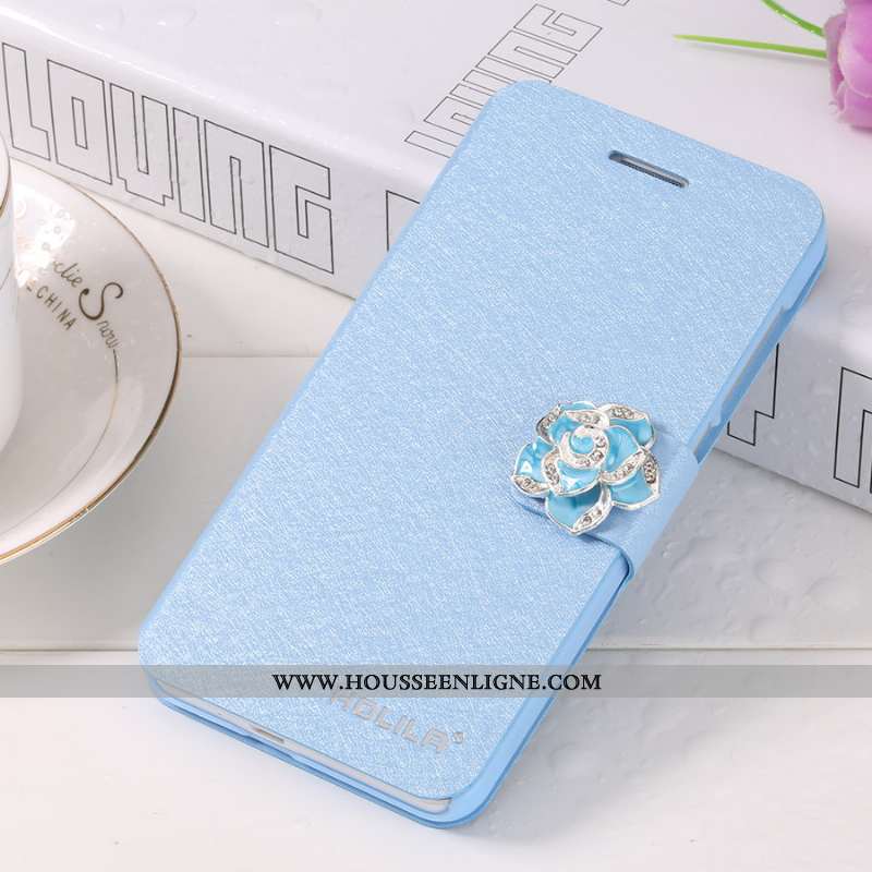 Coque Samsung Galaxy S6 Cuir Tendance Nouveau Étoile Téléphone Portable Rose Housse