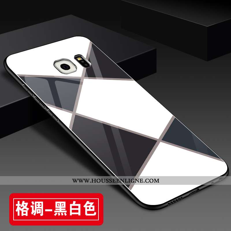Coque Samsung Galaxy S6 Edge Tendance Fluide Doux Incassable Protection Personnalité Créatif Tout Co