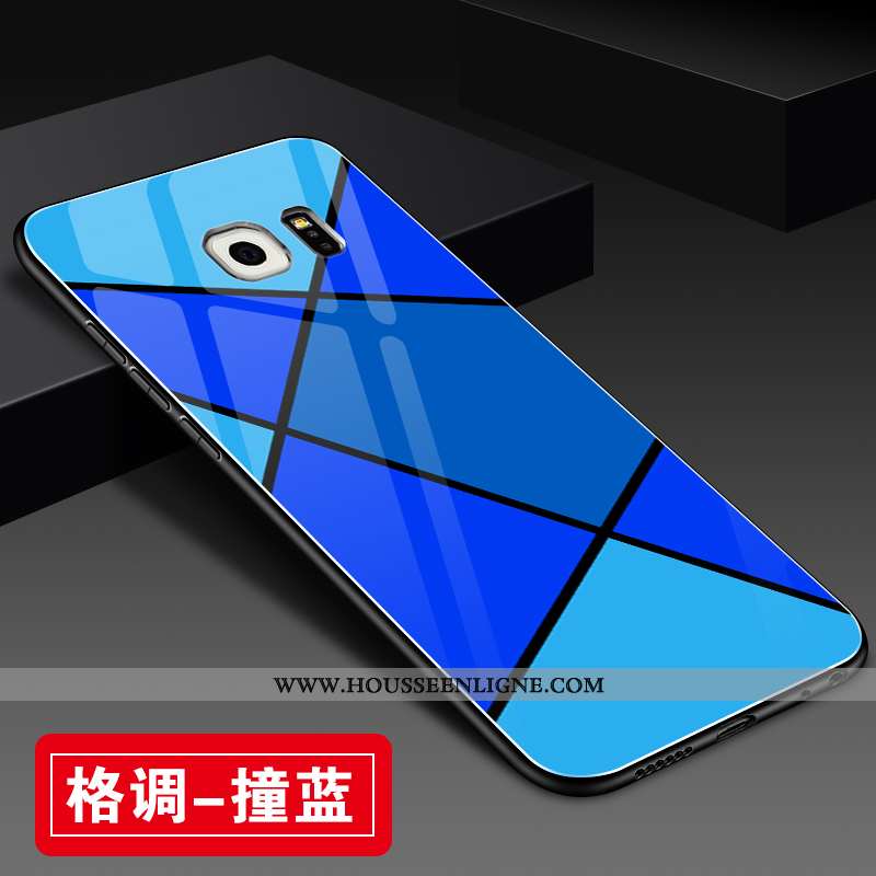 Coque Samsung Galaxy S6 Edge Tendance Fluide Doux Incassable Protection Personnalité Créatif Tout Co