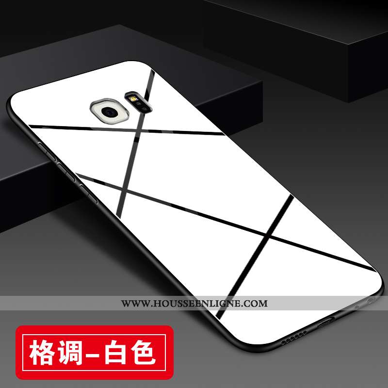 Coque Samsung Galaxy S6 Edge Tendance Fluide Doux Incassable Protection Personnalité Créatif Tout Co