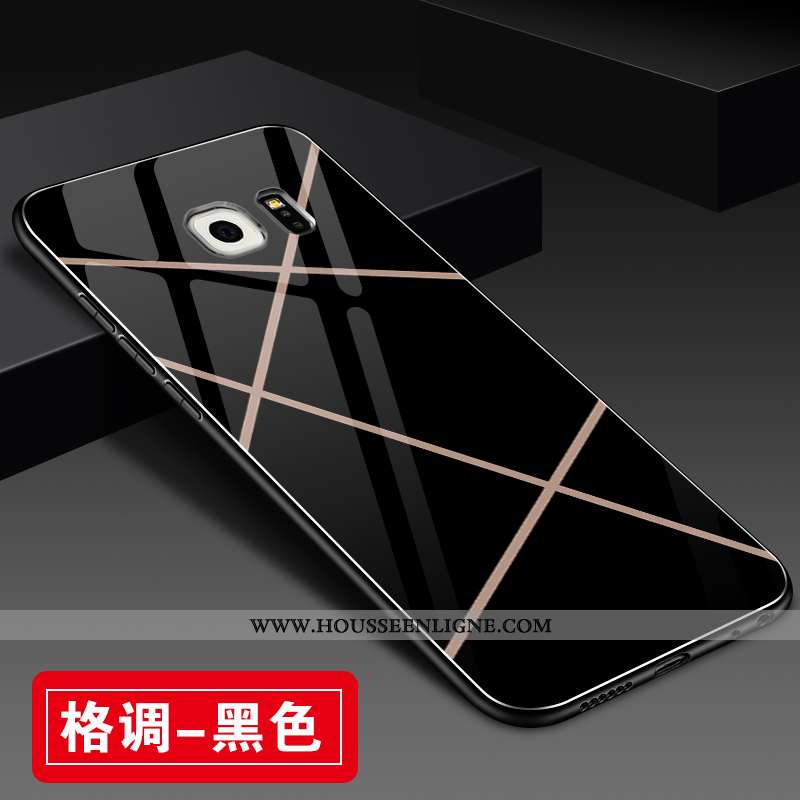 Coque Samsung Galaxy S6 Edge Tendance Fluide Doux Incassable Protection Personnalité Créatif Tout Co