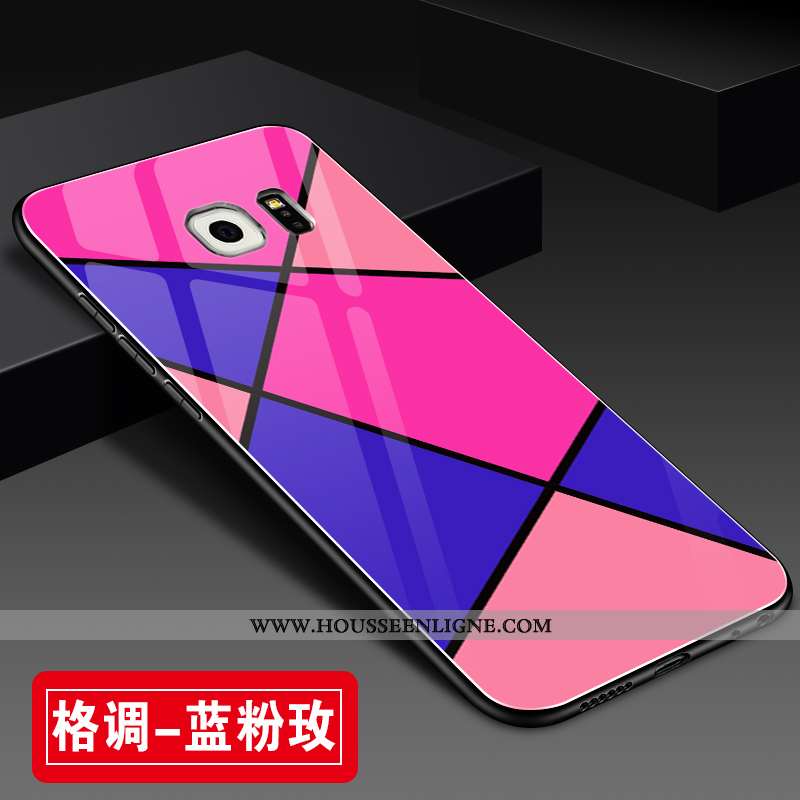 Coque Samsung Galaxy S6 Edge Tendance Fluide Doux Incassable Protection Personnalité Créatif Tout Co