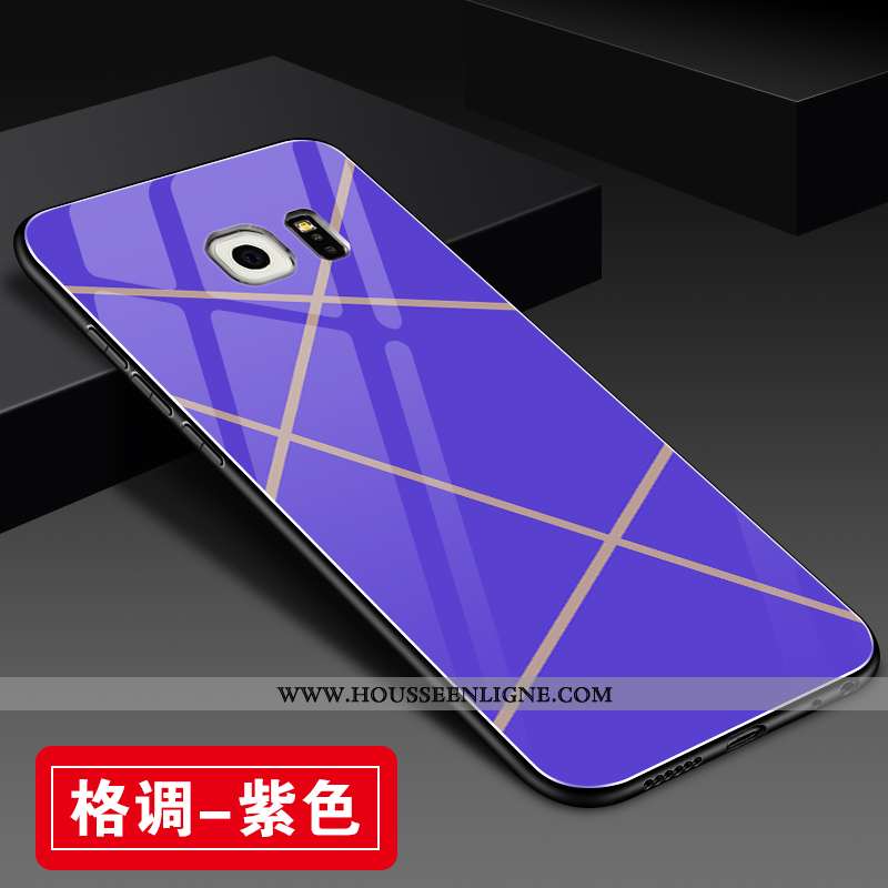 Coque Samsung Galaxy S6 Edge Tendance Fluide Doux Incassable Protection Personnalité Créatif Tout Co