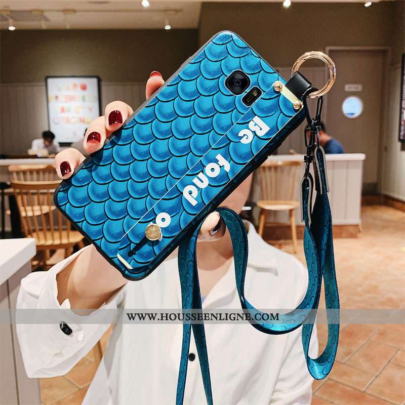 Coque Samsung Galaxy S6 Silicone Personnalité Tendance Tout Compris Style Chinois Étoile Verte