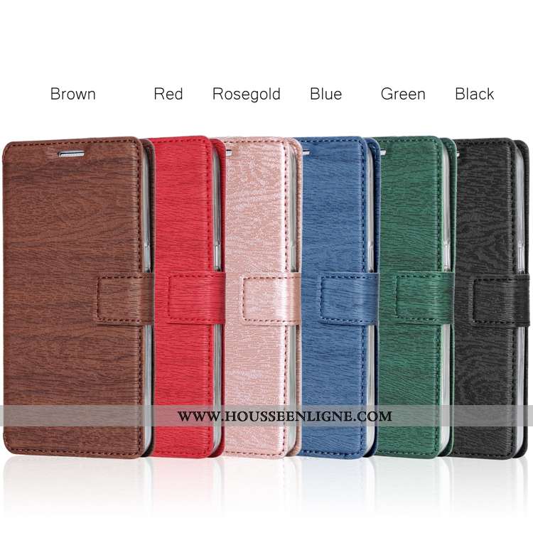 Coque Samsung Galaxy S7 Cuir Téléphone Portable Rouge Étui Étoile Clamshell