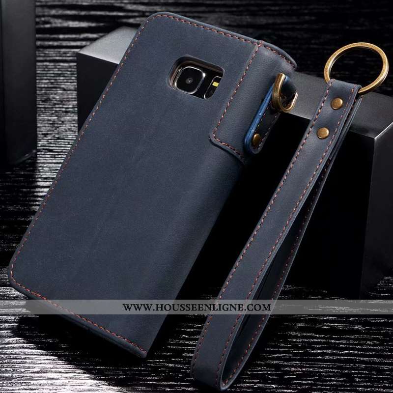 Coque Samsung Galaxy S7 Cuir Étoile Incassable Étui Kaki Tout Compris Membrane Khaki