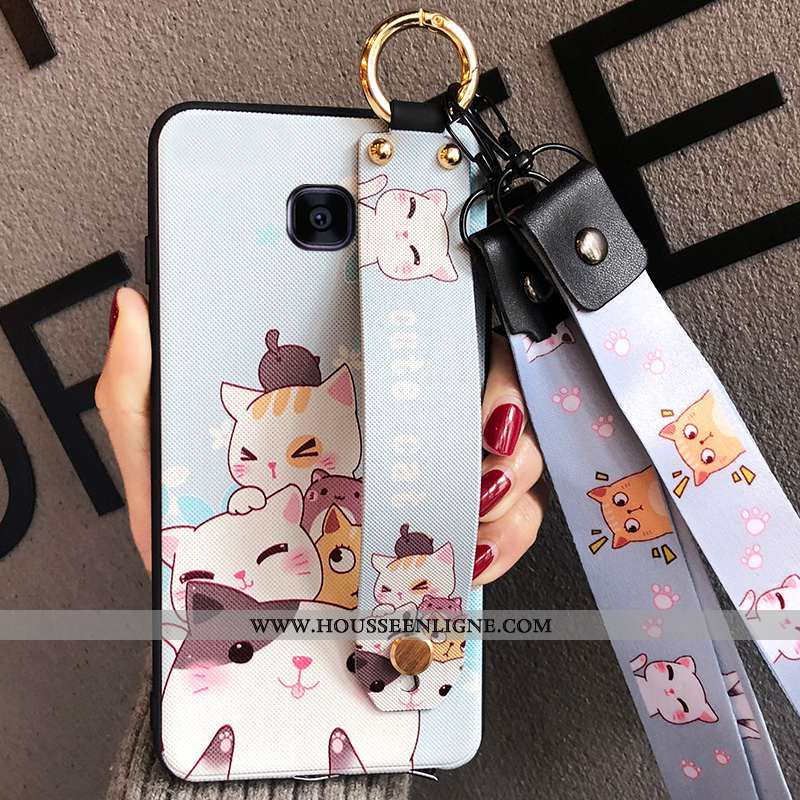Coque Samsung Galaxy S7 Edge Mode Protection Étoile Dessin Animé Ornements Suspendus Net Rouge Rose